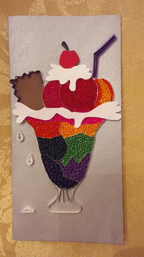Rainbow Ice Cream Sundae
