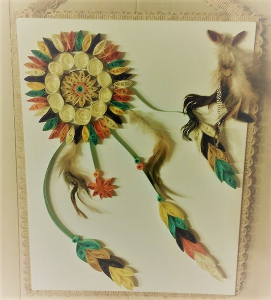 Dream catcher in earth tones