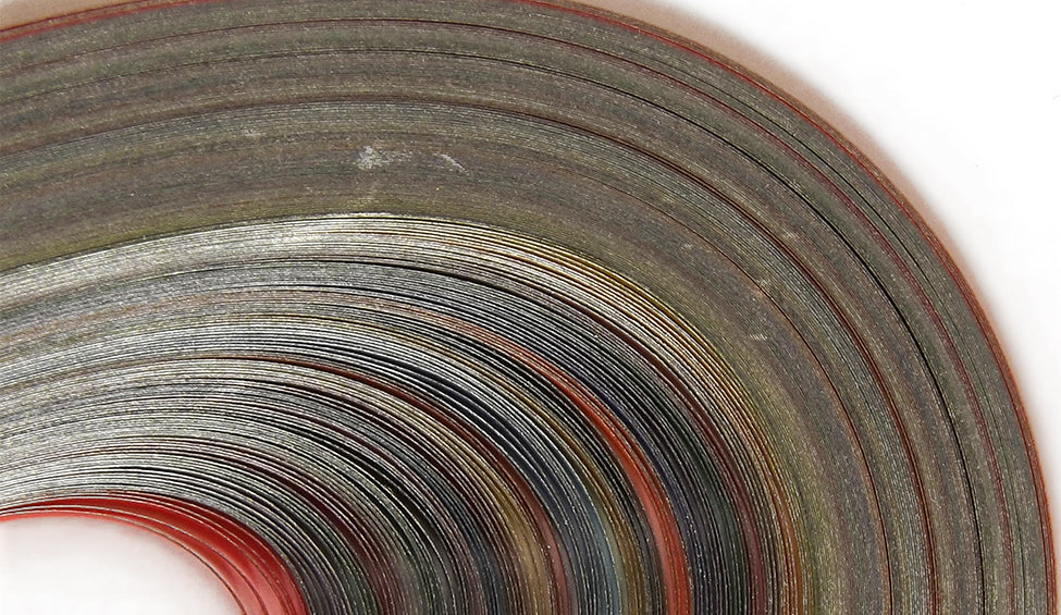A Touch of Silver - Multi-Color - 3/8" Strips