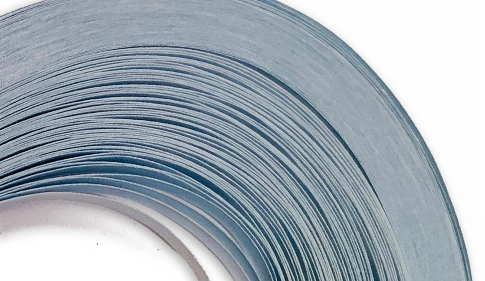 Parchment Blue - 1/8" Strips