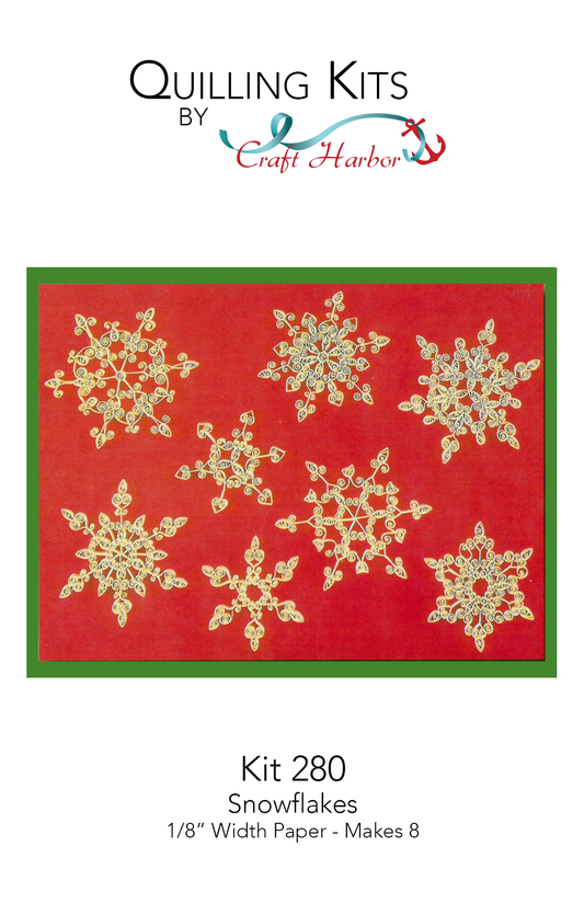 Snowflakes Kit - 8 Ornaments