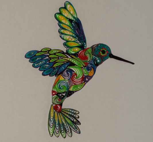 Multi-color hummingbird