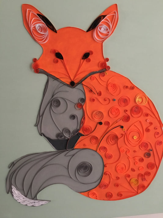 Orange & Gray Fox