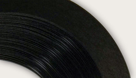 Black - 1/4" Strips