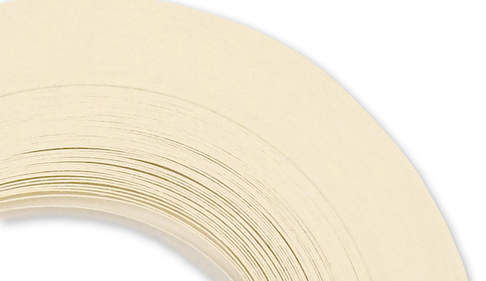 Creamy White - 1/4" Strips