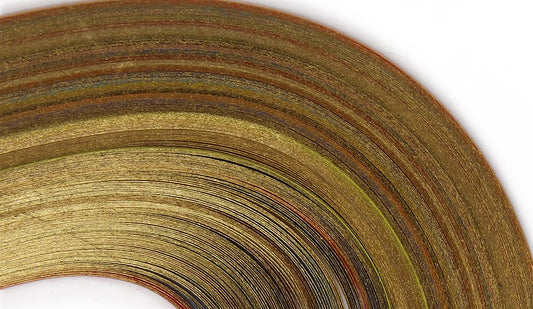 A Touch of Gold - Multi-Color - 1/4" Strips