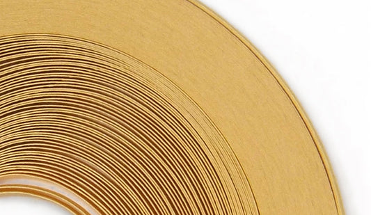 Glistening Yellow - 1/4" Strips