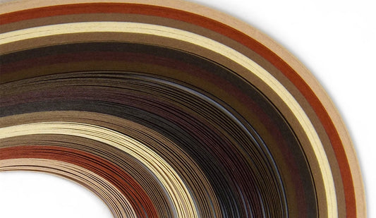 Brown & Tan - 3/8" Strips