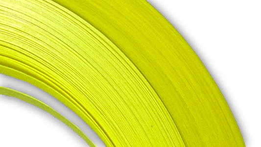 Bright Yellow - 1/4" Strips
