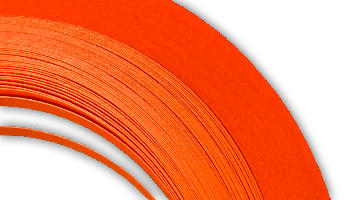 Orange - 3/8" Strips