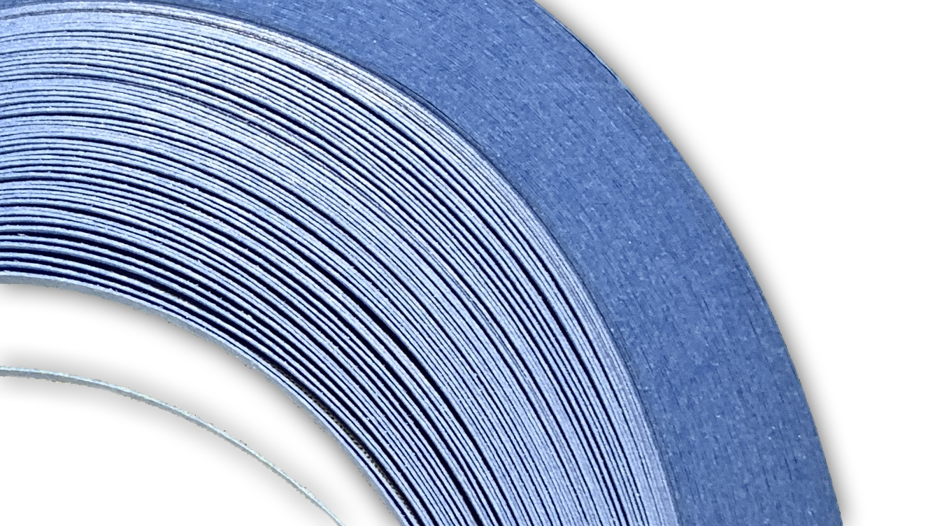 Pearlized Blue - 3/8" Strips