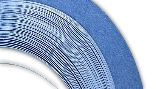 Pearlized Blue - 3/8" Strips