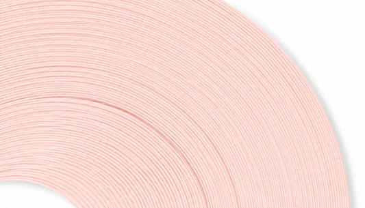 Pale Pink - 1/4" Strips