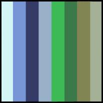 Blue & Green Strips Assortment