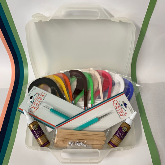 Quilling Kit Complete Quilling Paper Set with 1940 Strips All Necessary  Tools and Storage Box Suitcase for Beginners, Advanced Quiller