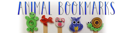 Quilled Animals Bookmarks Kit